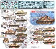 Tiger I Pz.Kpfw. VI Ausf E Schwere PzAbt505 Early, Mid & Late Versions #ECH351006