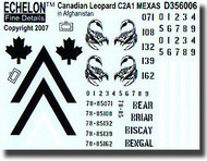  Echelon Fine Details  1/35 Canadian Leopard C2A1 MEXAS in Afghanistan ECH356006