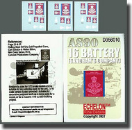  Echelon Fine Details  1/35 AS90 16 Battery Sandham's Company ECH356010