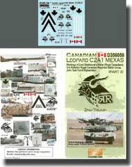  Echelon Fine Details  1/35 Canadian Leopard C2A1 MEXAS 2nd Troop Markings Pt.3 ECH356050