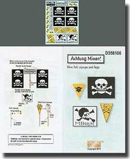 Echelon Fine Details  1/35 Mine Field Signage & Flags ECH356106