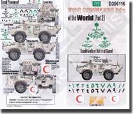  Echelon Fine Details  1/35 Saudi Arabian National Guard V150 Commando ACs of the World Pt2 ECH356116