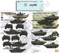  Echelon Fine Details  1/35 Russian AFVs in Chechen War T72B1, T80BV & BMP2 ECH356192