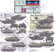  Echelon Fine Details  1/35 Novorossian AFVs Ukraine-Russia Crisis Pt.5 T72B1 (ERA), 2S1 Gvozdika & BMP2 ECH356201