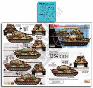  Echelon Fine Details  1/72 Schwere Panzerabteilung 507 Tiger IIssAbt 507 Tiger IIs that saw action in the Paderborn area, 1945 OUT OF STOCK IN US, HIGHER PRICED SOURCED IN EUROPE ECH721045