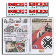 Echelon Fine Details  1/72 German Aerial Identification / Recognition Flags (WWII) ECH724010