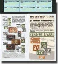  Echelon Fine Details  1/72 US Army OIF Battalion Numbers Pt.4 ECH726062