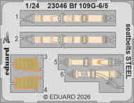  Eduard Accessories  1/24 Messerschmitt Bf.109G-5/6 seatbelts STEEL EDU23046