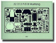  Eduard Accessories  1/32 P-51B Mustang Detail EDU32013