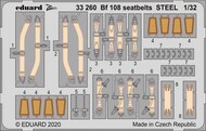  Eduard Accessories  1/32 Messerschmitt Bf.108 seatbelts STEEL EDU33260