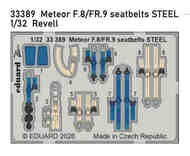 Gloster Meteor F.8/FR.9 seatbelts STEEL #EDU33389