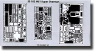  Eduard Accessories  1/35 M51 Super Sherman Detail EDU35182