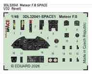 Gloster Meteor F.8 instruments SPACE #EDU3DL32041