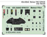 Gloster Meteor FR.9 instrument SPACE #EDU3DL32042