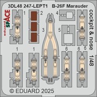 Martin B-26F Marauder cockpit & nose SPACE #EDU3DL48247