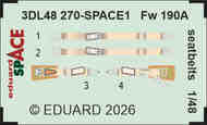 Focke-Wulf Fw.190A seatbelts SPACE #EDU3DL48270
