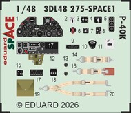 Curtiss P-40K SPACE #EDU3DL48275