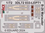  Eduard Accessories  1/72 Martin B-26 Marauder SPACE EDU3DL72033