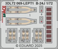 Consolidated B-24J Liberator  SPACE #EDU3DL72069