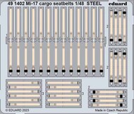  Eduard Accessories  1/48 Mil Mi-17 cargo seatbelts STEEL EDU491402
