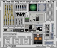  Eduard Accessories  1/48 Westland Sea King HAS.5 cargo interior EDU491405