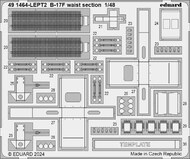 Boeing B-17F Flying Fortress waist section #EDU491464