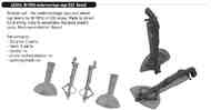  Eduard Accessories  1/32 Messerschmitt Bf.109G undercarriage legs PRINT and undercarriage doors RESIN EDU632214