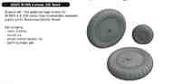 Messerschmitt Bf.109G-6 wheels #EDU632215