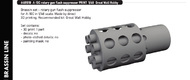 Fairchild A-10C Thunderbolt II rotary gun flash suppressor PRINT #EDU6481018