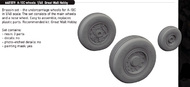 Fairchild A-10C Thunderbolt II wheels #EDU6481019