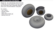 Consolidated B-24J Liberator  wheels #EDU6481028