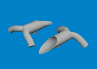 Douglas DB-7B Boston III exhausts PRINT #EDU6481129