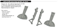 Messerschmitt Bf.109G undercarriage legs 3D-Printed EDU6481170