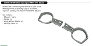 Messerschmitt Bf.109G wheel bays angular PRINT #EDU6481186