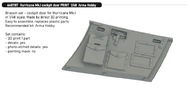 Hawker Hurricane Mk.I cockpit door PRINT #EDU6481187