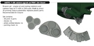 Curtiss P-40K radiators upgrade set PRINT #EDU6481193
