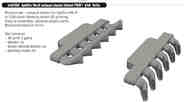 Supermarine Spitfire Mk.IXe exhaust stacks fishtail PRINT #EDU6481208