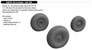  Eduard Accessories  1/48 North-American/Rockwell OV-10A/OV-10D Bronco wheels with weighted tyre effect EDU648735