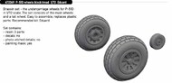 North-American P-51D Mustang wheels block tread #EDU672369