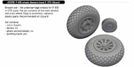 North-American P-51D Mustang wheels diamond tread 2 #EDU672370