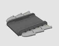 Supermarine Spitfire Mk.I/Mk.II/Mk.V three-stacks exhaust rounded PRINT #EDU672423