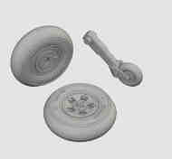 Supermarine Spitfire Mk.I/Mk.II/Mk.V wheels #EDU672424