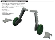 Messerschmitt Bf.109K-4 undercarriage legs PRINT #EDU672458