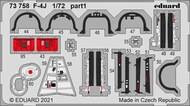  Eduard Accessories  1/72 McDonnell F-4J Phantom Details EDU73758