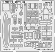  Eduard Accessories  1/72 F6F-3 (Painted) Details EDU73792
