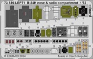 Consolidated B-24H Liberator nose & radio compartment #EDU73830