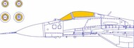  Eduard Accessories  1/72 Mikoyan MiG-29 9-12 EDUCX648