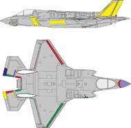  Eduard Accessories  1/48 Lockheed-Martin F-35B Lightning II RAM coating EDUEX1013