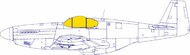 North-American P-51B/C Malcolm Hood canopy TFace EDUEX1037