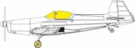 Zlin Z-526AFS Akrobat TFace (interior and exterior canopy masks) #EDUEX833